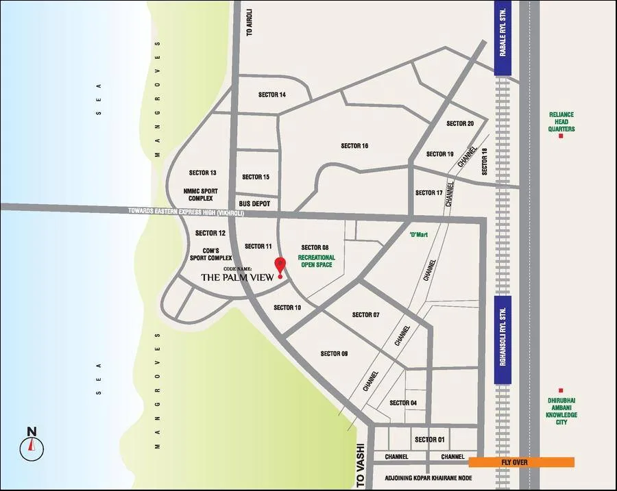 Goldcrest Residency, Ghansoli — floor plan 2