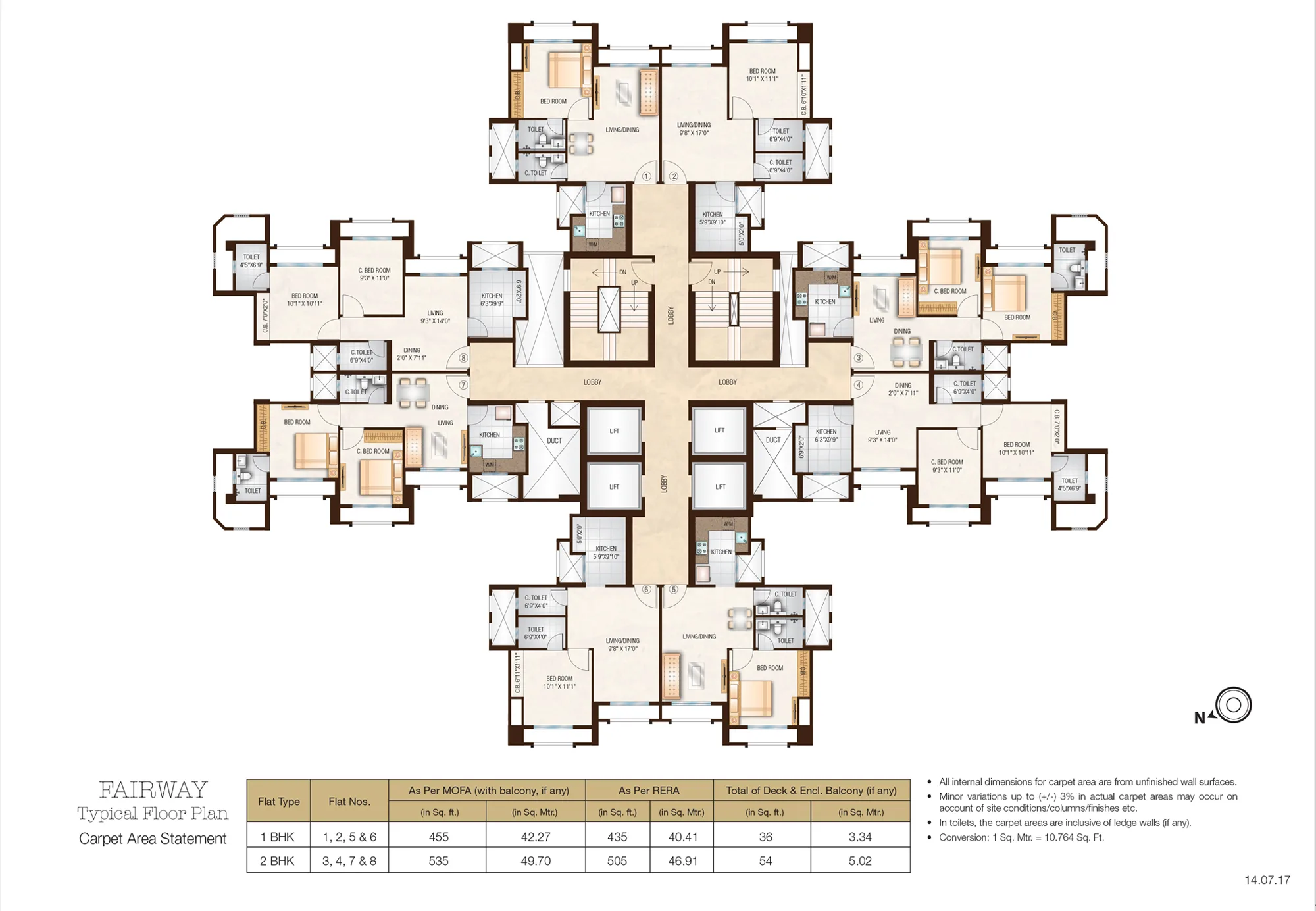 Fairway, Thane West — floor plan 1