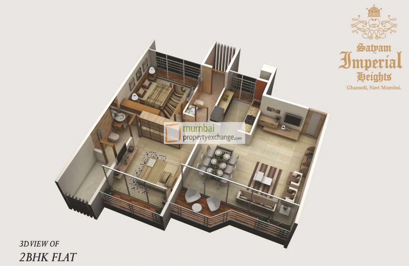 Satyam Imperial, Ghansoli — floor plan 1