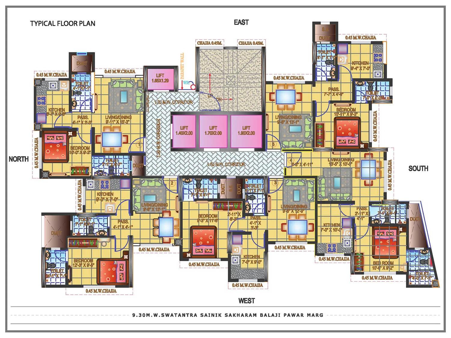 Florence, Lower Parel — floor plan 1