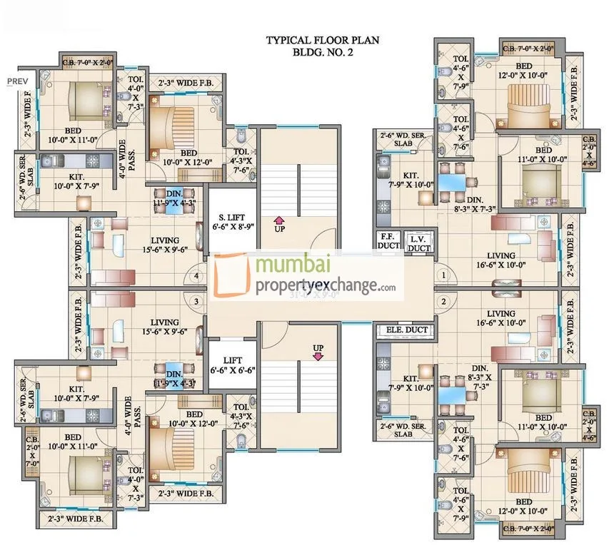 Rosa Oasis Phase 2, Thane West — floor plan 1