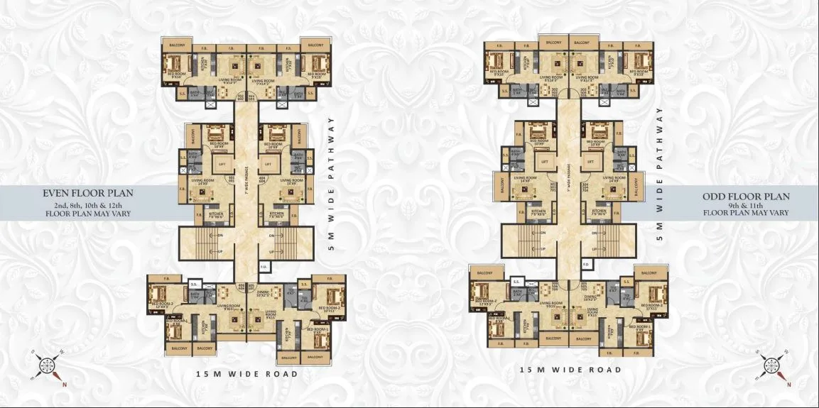 Baline Royale, Taloja — floor plan 1