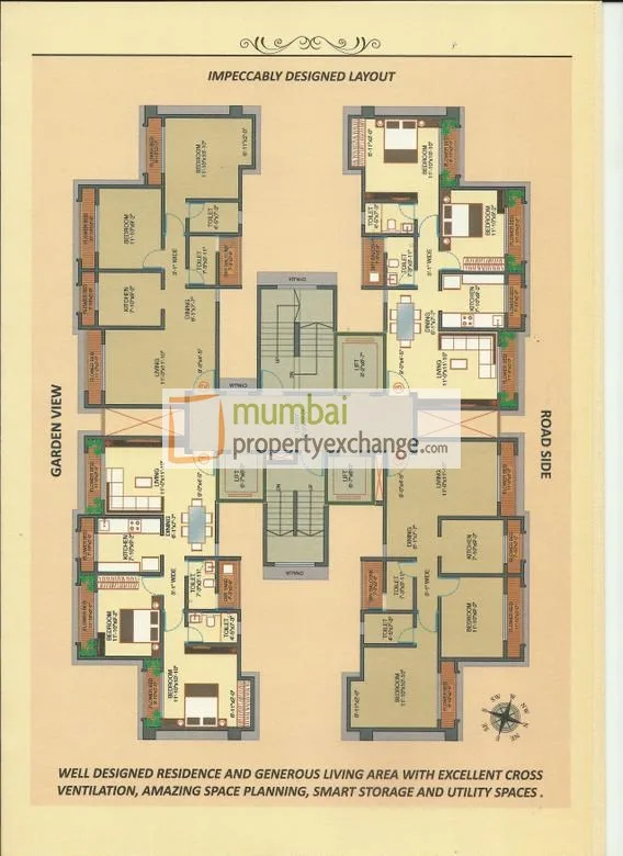 Florence, Thane West — floor plan 1