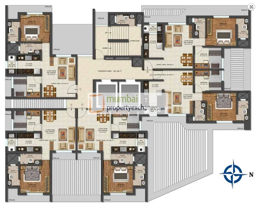 Shri Balaji Enclave, Malad West — floor plan 1