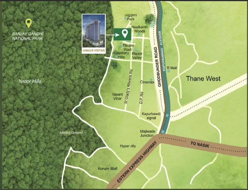 Unique Vistas, Thane West — floor plan 2