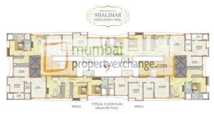 Shalimar Shelters, Dahisar East — floor plan 1