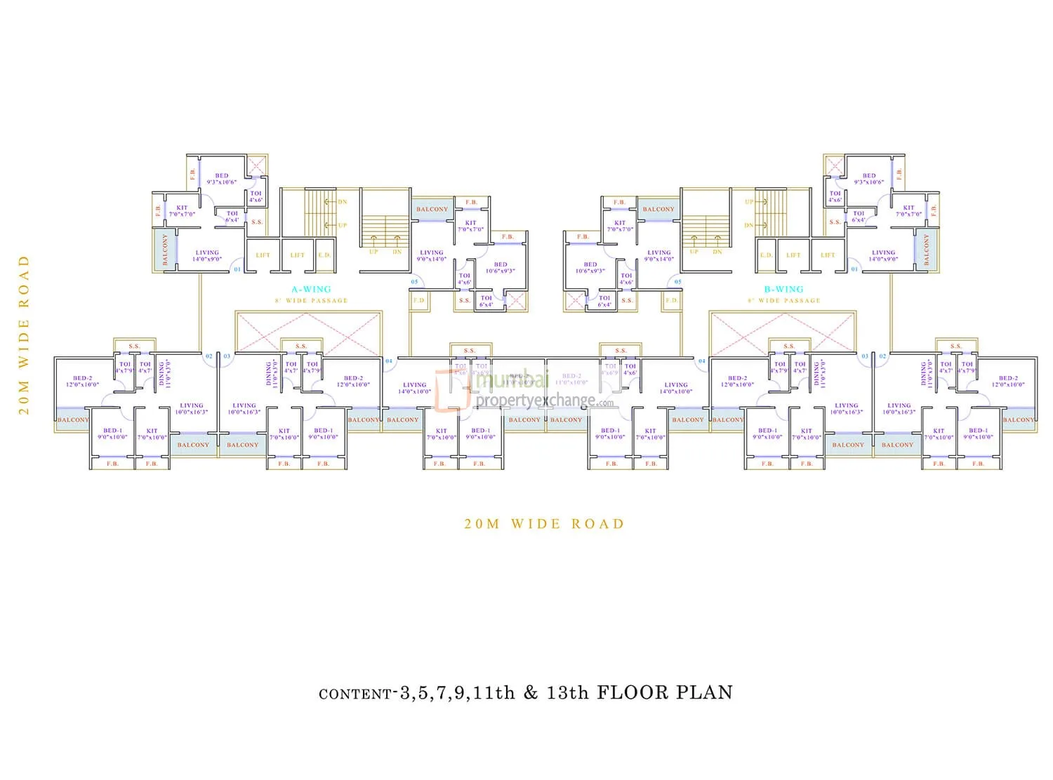 Kamdhenu Excelencia, Dronagiri — floor plan 1