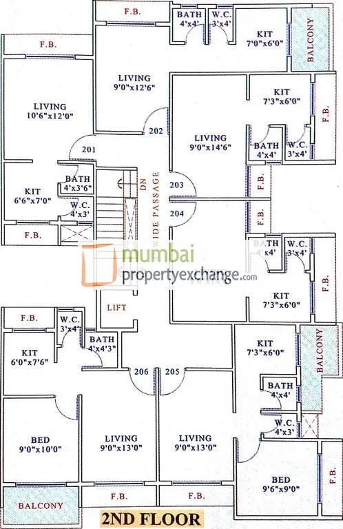 Sarang Aryan, New Panvel — floor plan 1