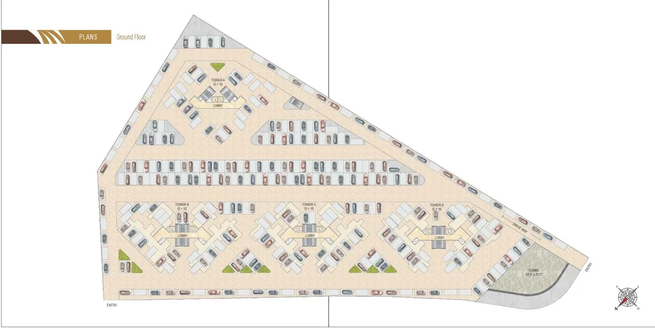 Akshar Estonia, Dronagiri — floor plan 1