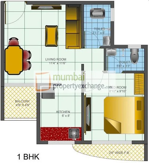 Udaan Avenue, Karjat — floor plan 1