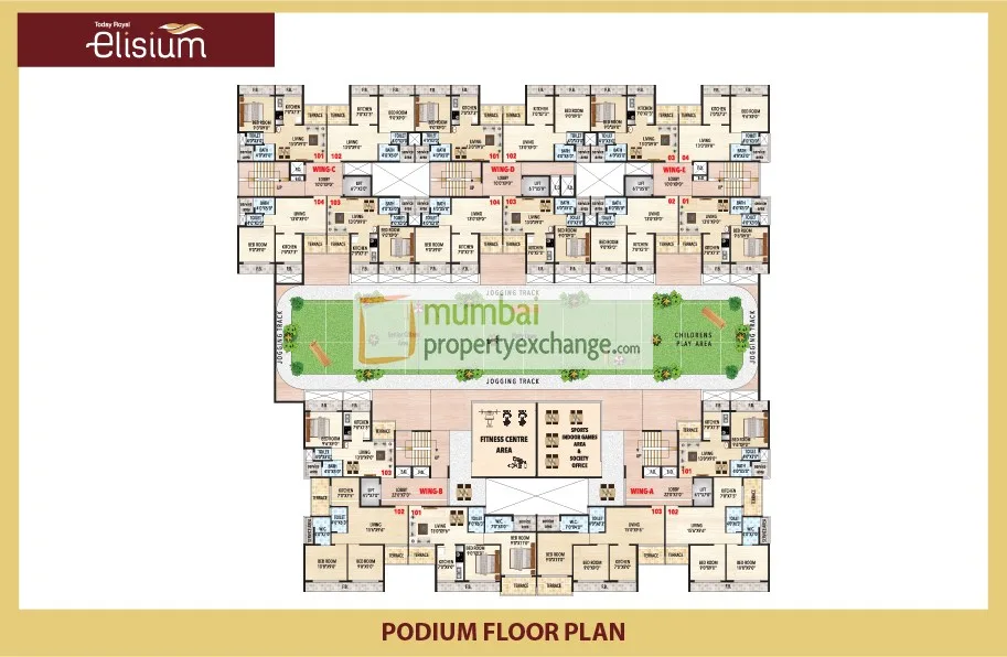 Elisium, New Panvel — floor plan 1