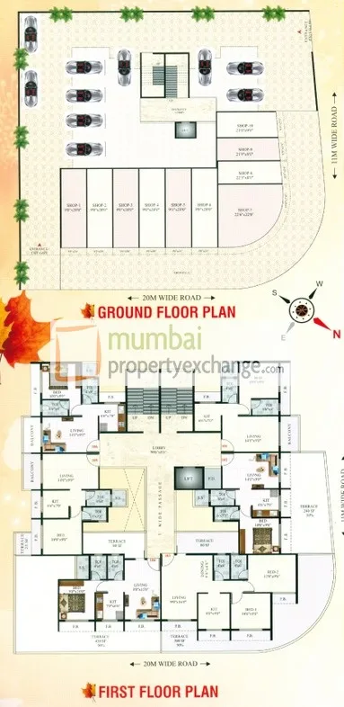 Space Palace, Ulwe — floor plan 1