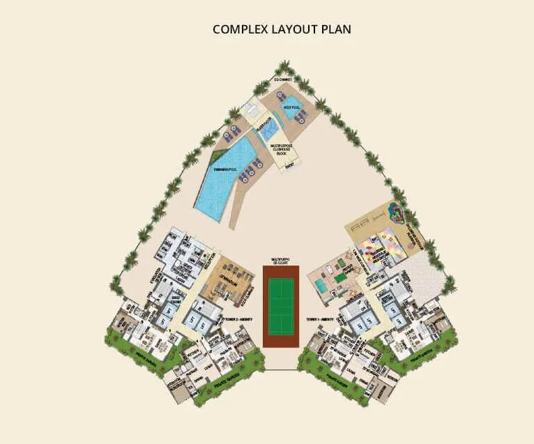 Transcon Fortune 500, Mulund West — floor plan 1