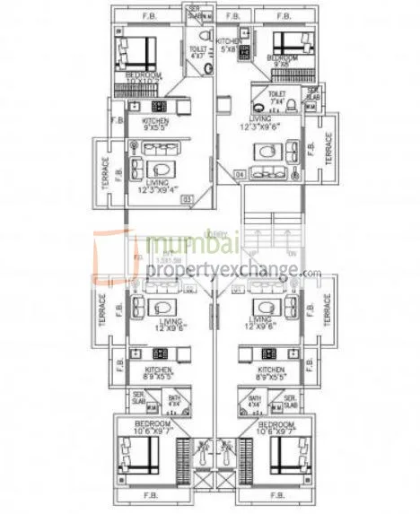 Vaastu Prathamesh, Ulwe — floor plan 1