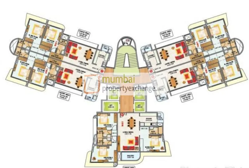 Rizvi Cedar, Malad East — floor plan 1