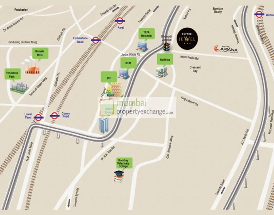 Ruparel Jewel, Parel — floor plan 2