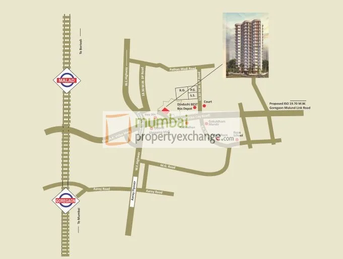 Haware 16 - Grand Edifice, Goregaon East — floor plan 2
