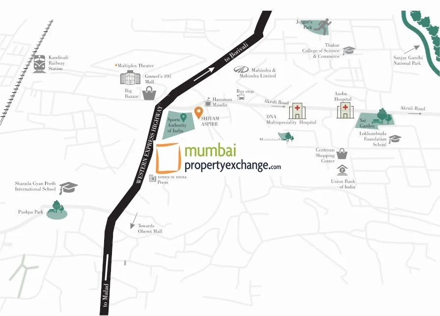 Shivam Aspire, Kandivali East — floor plan 2