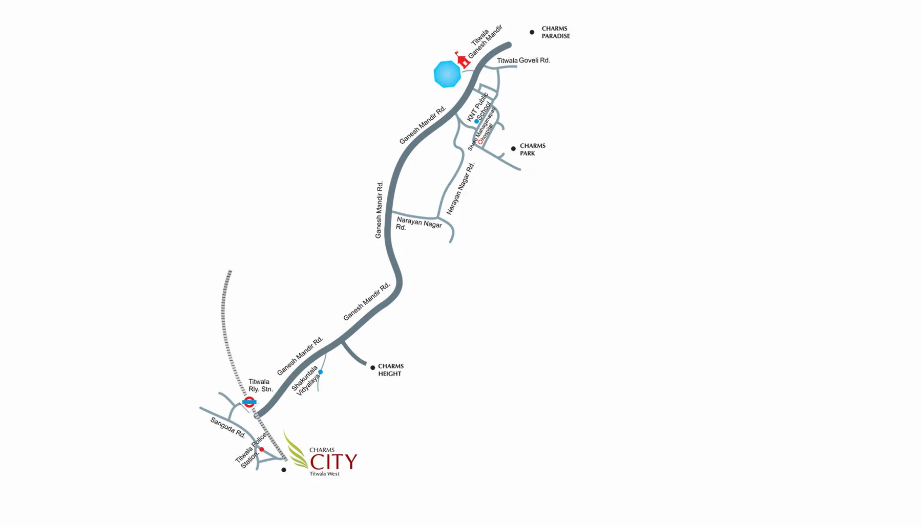 Charms City, Titwala — floor plan 2