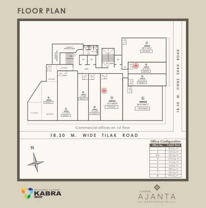 Kabra Ajanta, Santacruz West — floor plan 1