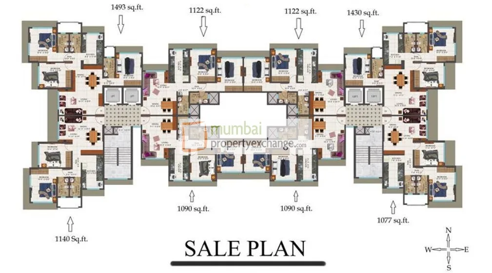 Anshul Heights, Kandivali West — floor plan 1