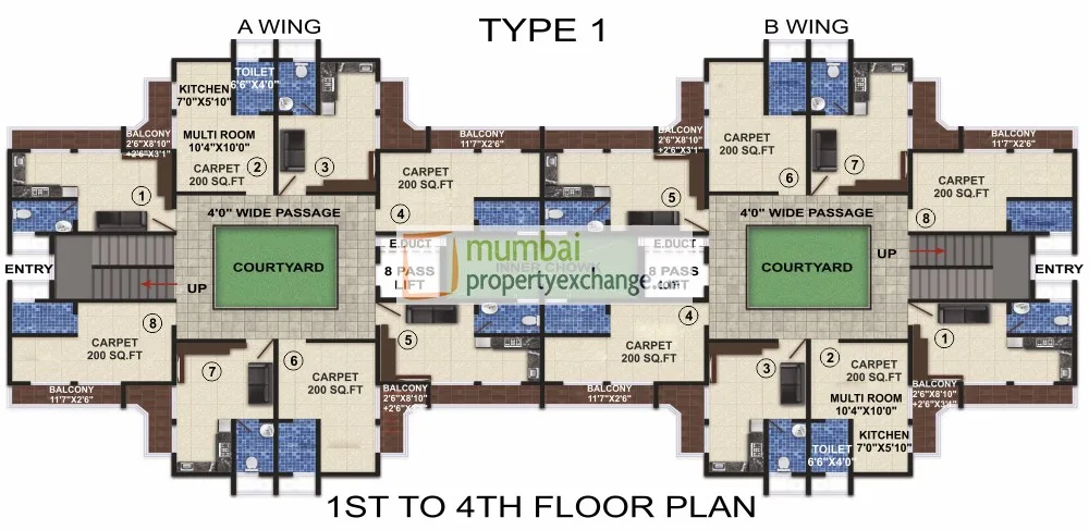 Karrm Panchtatva III, Shahpur — floor plan 1
