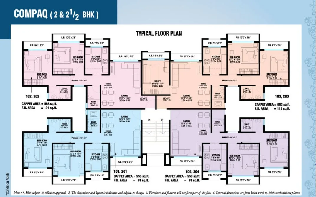 Mahalaxmi City, New Panvel — floor plan 1