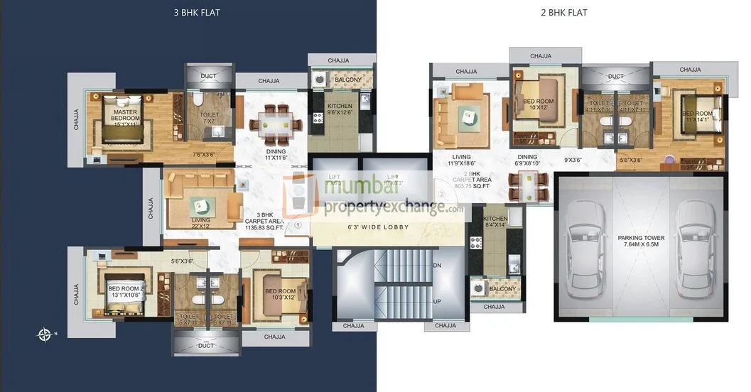 Rachanaa Solitaire, Mulund West — floor plan 1