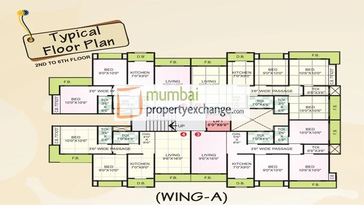 Poonam Square, Mira Road — floor plan 1