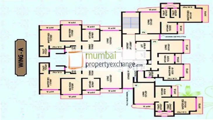 Hill Galaxy, Mira Road — floor plan 1