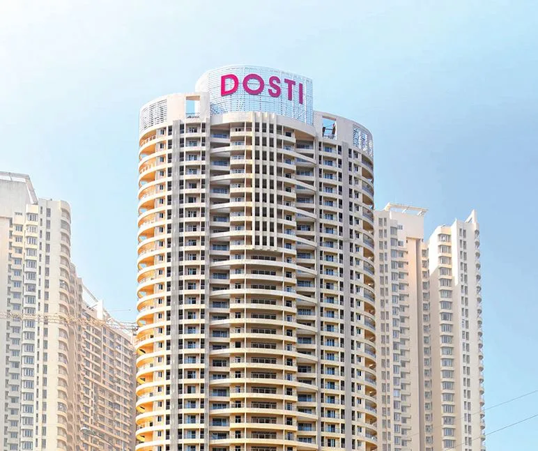 4.5 Semi-Furnished in Dosti Majesta , Thane West
