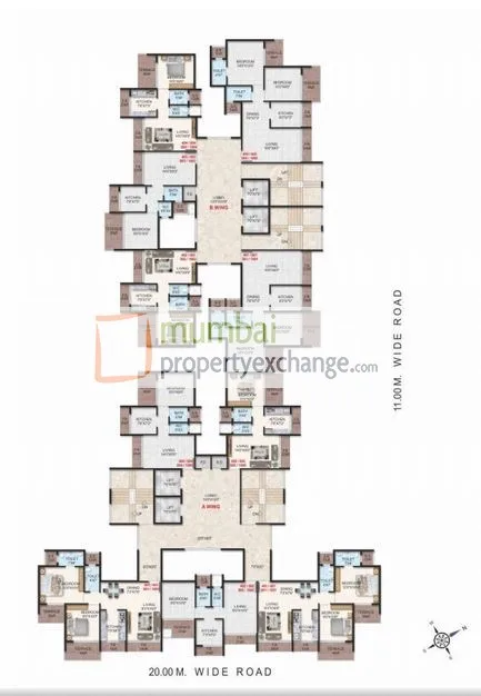 Ravi Rachana, Kamothe — floor plan 1