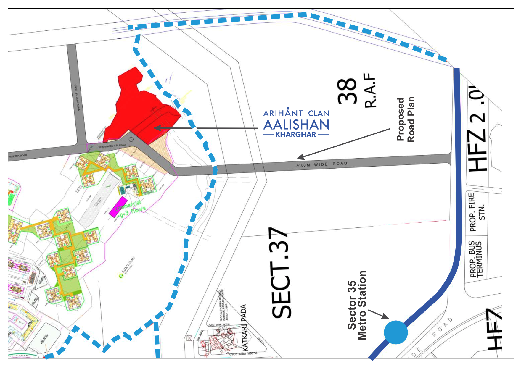 Arihant Clan Aalishan - Phase 1, Kharghar — floor plan 2