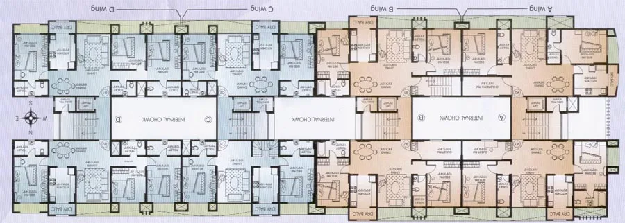 Universal Paradise, Vile Parle East — floor plan 1