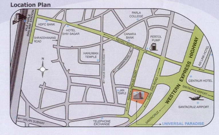 Universal Paradise, Vile Parle East — floor plan 2