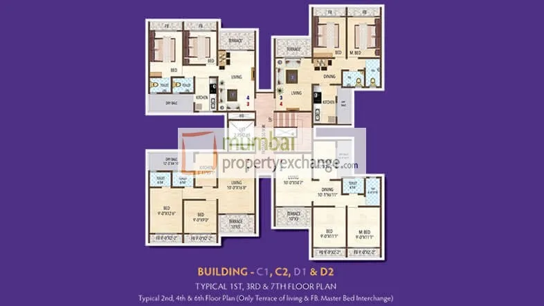 Sai Orchid, Dombivli — floor plan 1