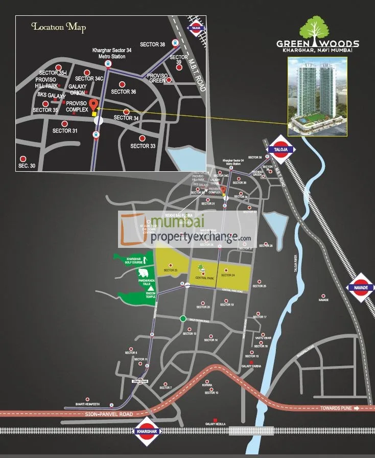 Proviso Green Woods, Kharghar — floor plan 2