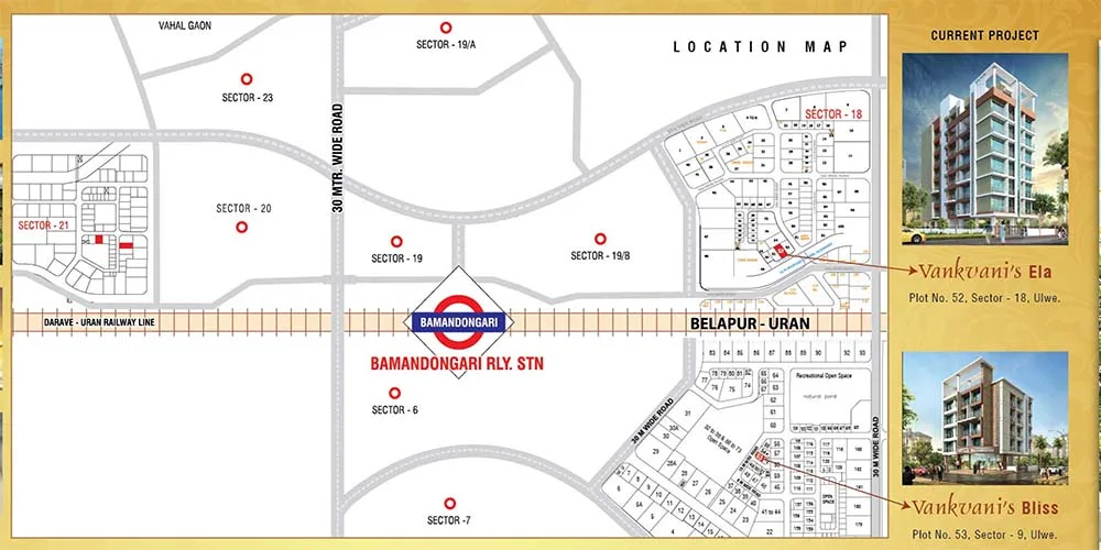 Vankvani's Bliss, Ulwe — floor plan 2