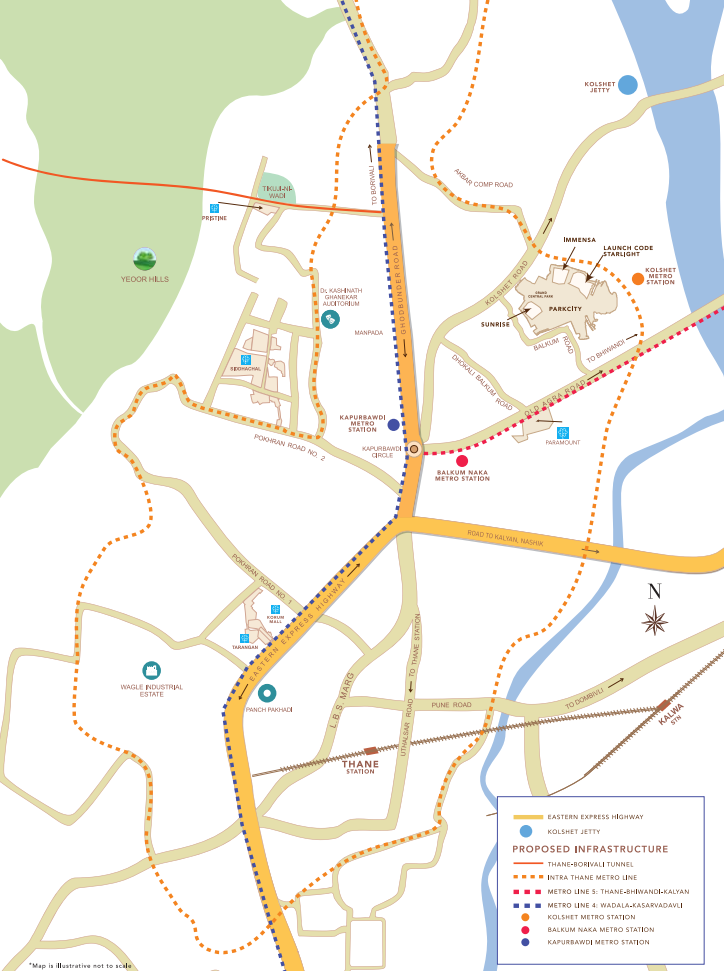 Sunrise C, Thane West — floor plan 2