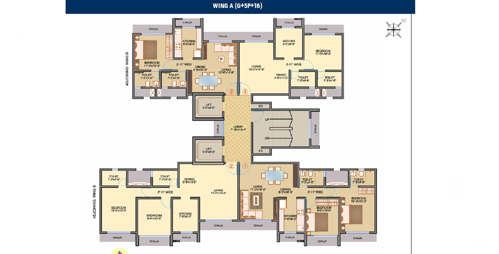 Anutham, Mulund East — floor plan 1