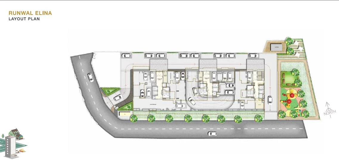 Runwal Elina, Andheri East — floor plan 1