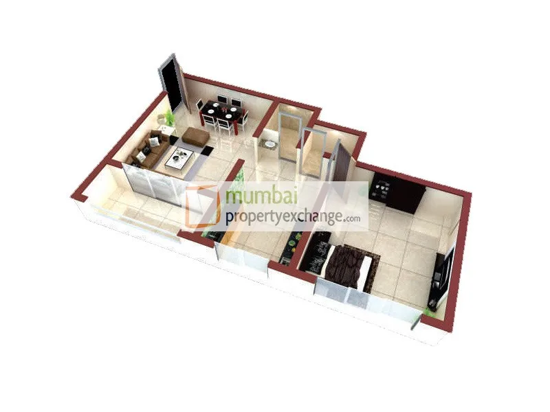 Skyline Riverside, Karjat — floor plan 1