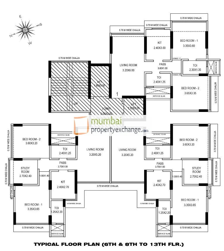 Lashkaria Anurag, Andheri West — floor plan 1