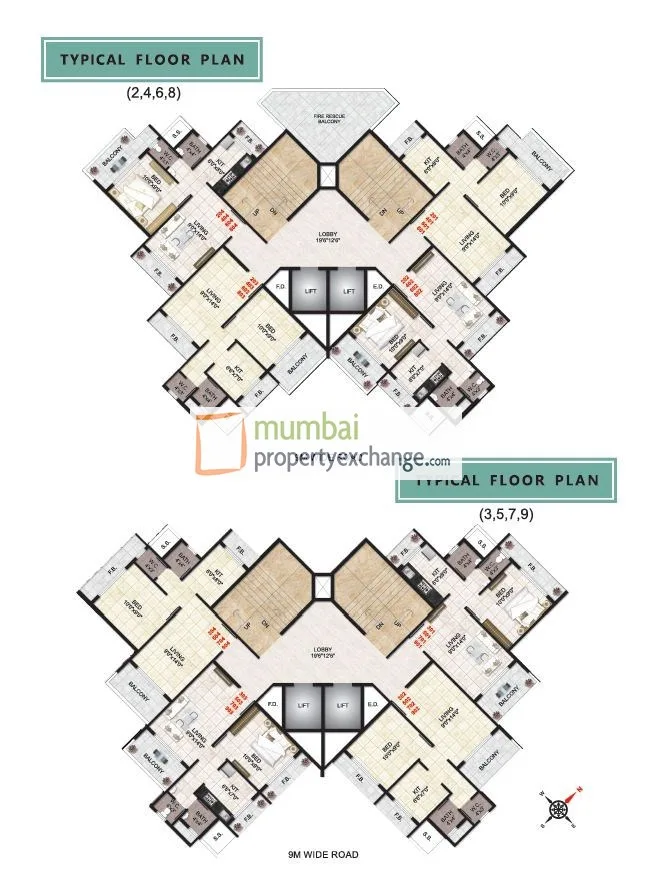 Aastha Palace, Taloja — floor plan 1