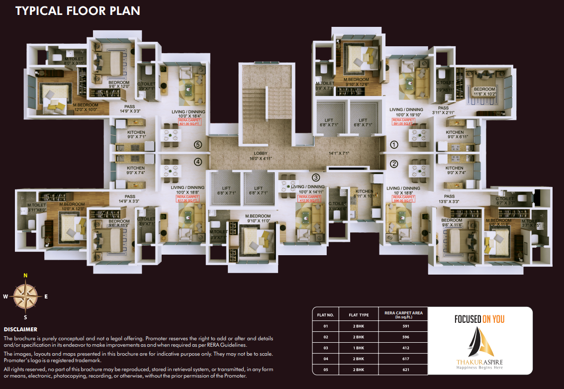 Acme Avenue, Kandivali West — floor plan 1