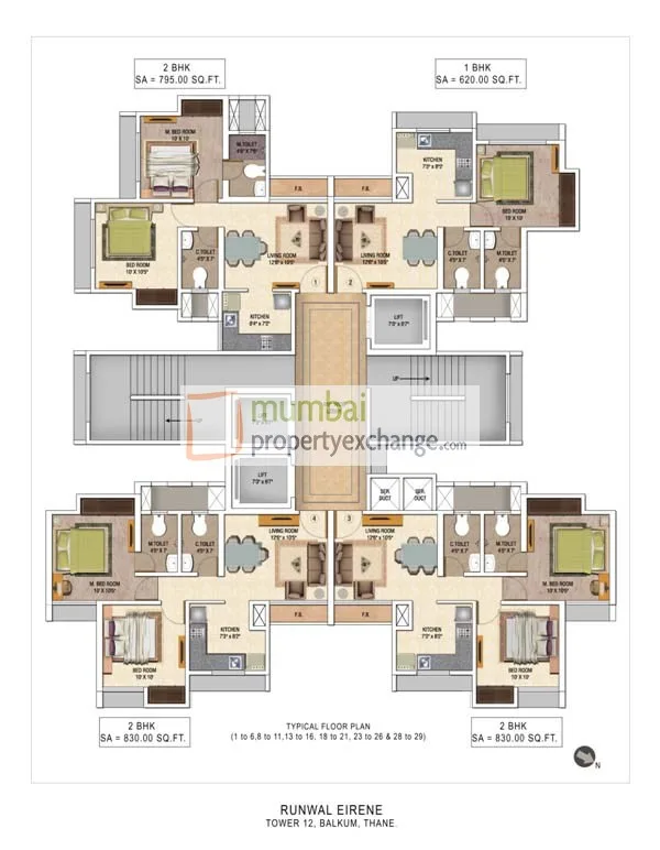 Runwal Miyana & Riseau, Thane West — floor plan 1