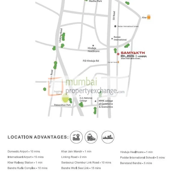 Samyakth Bliss, Khar West — floor plan 2