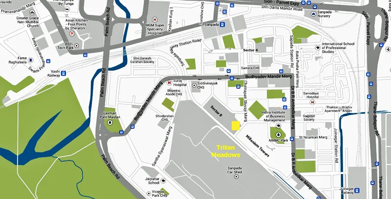 Tritan Meadows, Sanpada — floor plan 2