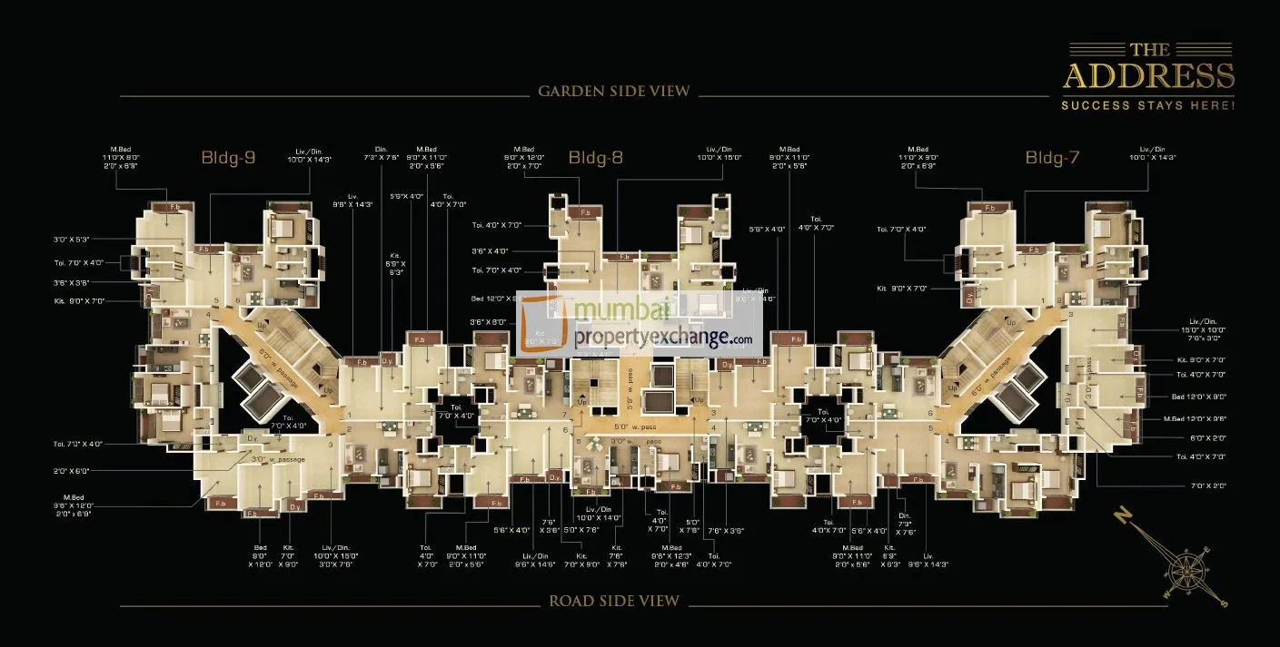 The Address, Mira Road — floor plan 1