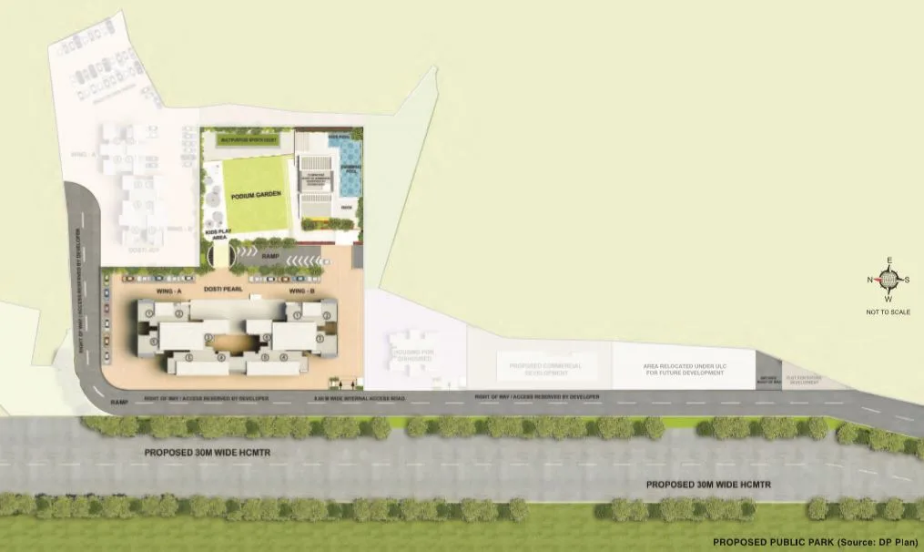 Dosti Desire Pearl, Thane West — floor plan 1